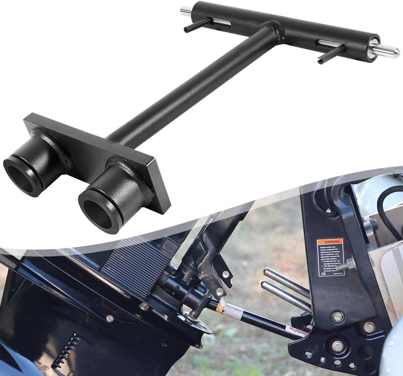 Bonbo 10108 Lock N' Stow for Outboard Trailering, Outboard Transom Saver, Trailering Support Bracket Fits for Mercury 135 OptiMax, 150 OptiMax, 175 OptiMax, and 75-HP to 200-HP EFI Outboard Motors - Image 1